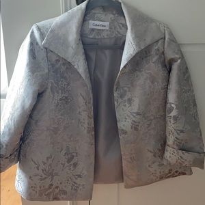 Calvin Klein silver blazer